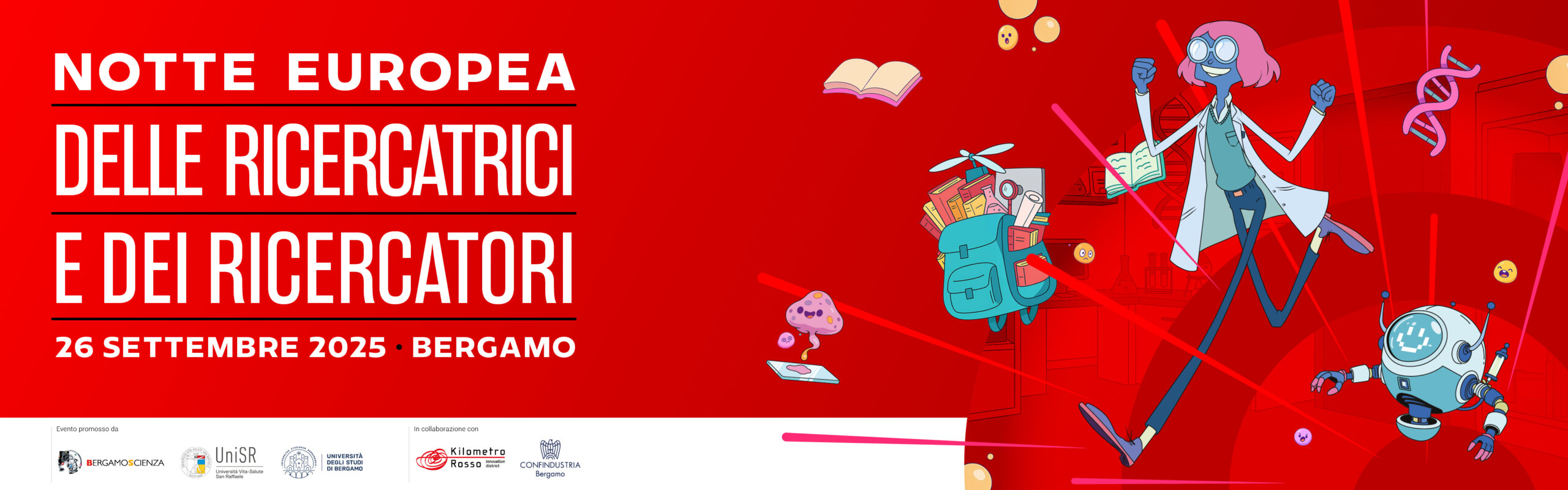 Berghem-In-The-Middle / No Hat alla Notte Europea delle Ricercatrici e dei Ricercatori 2025 Bergamo